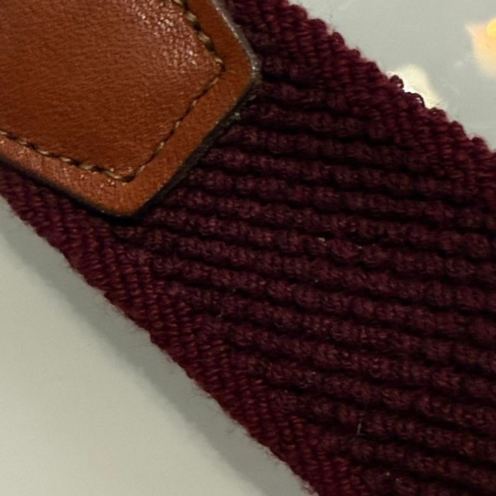 Burgundy and brown‎ stretch belt 31-34" waist #accessorize